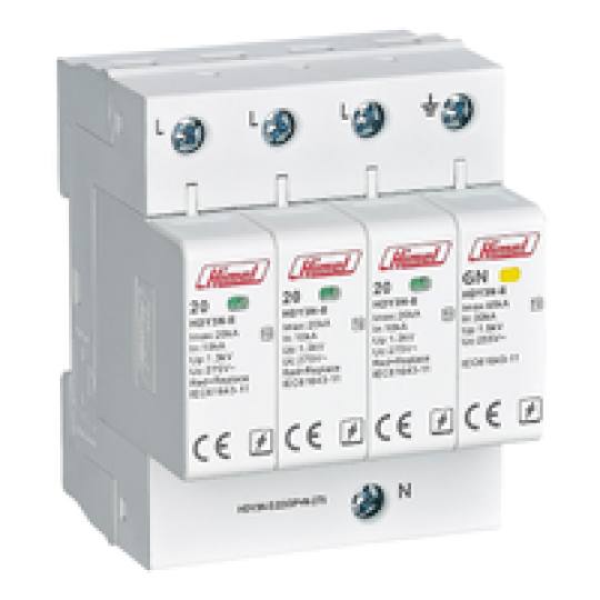Thiết Bị Chống Sét Lan Truyền (SPD) 3P+N AC 385V