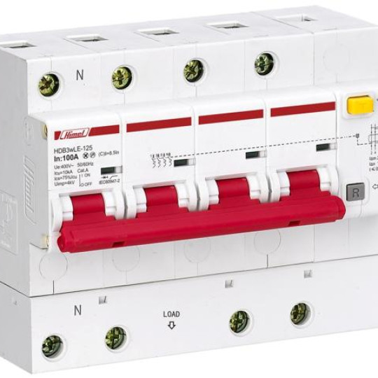 RCBO 4P 30mA 10kA (80 ~ 125A) RCBO 4P 30mA 10kA (80 ~ 125A)