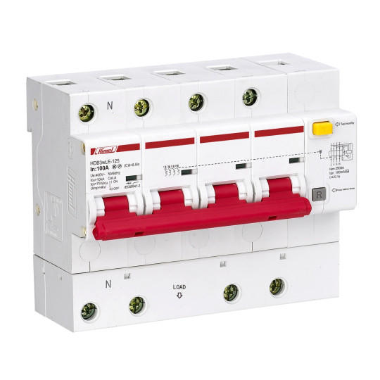 RCBO 3P+N 30mA 10kA (80 ~ 125A) RCBO 3P+N 30mA 10kA (80 ~ 125A)