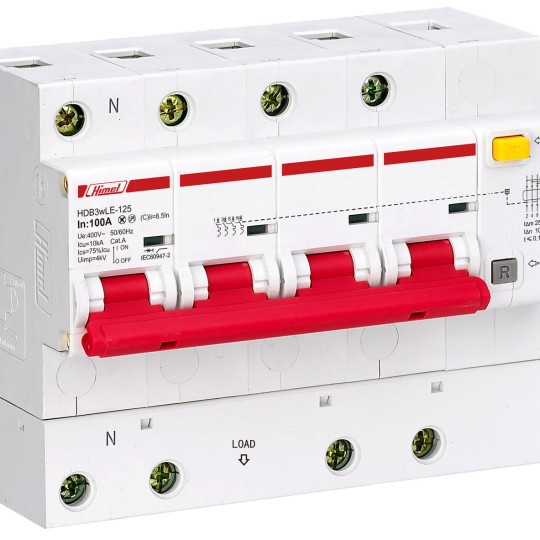 RCBO 4P 30mA 6kA (6 ~ 63A) RCBO 4P 30mA 6kA (6 ~ 63A)